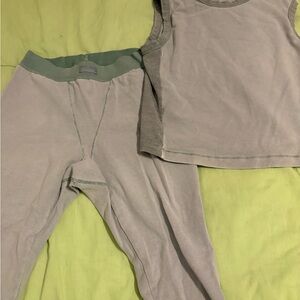 Aerie green skims Sleeveless Top and Pants Set